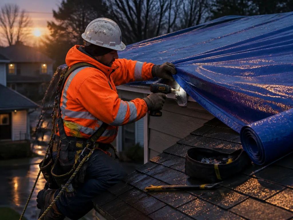 Emergency Roof Tarping